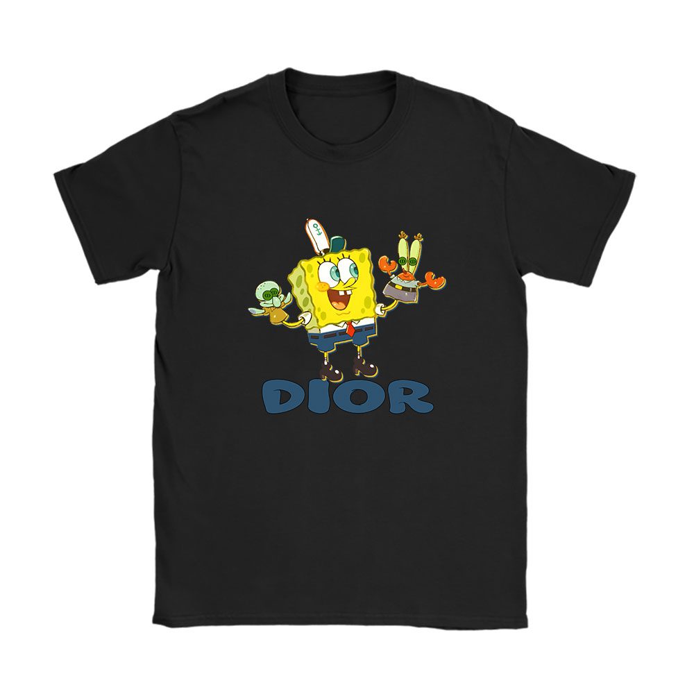 Spongebob Dior Unisex Brand T-Shirt BN4892