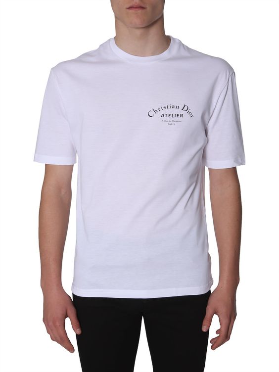 Dior Black Cotton 2D Tee Unisex T-Shirt FTS026