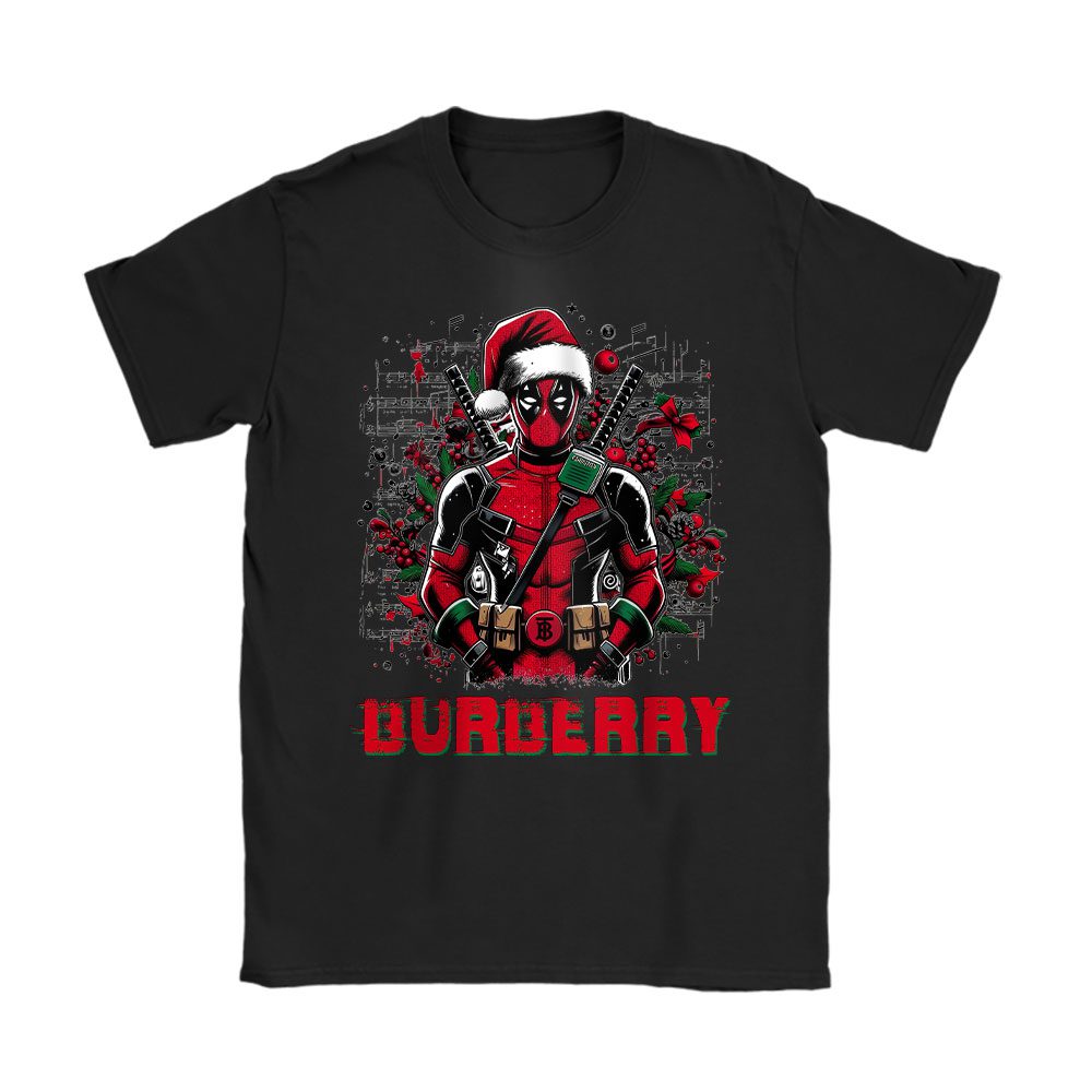 Cartoon Christmas Funny Holiday Burberry Unisex T-Shirt Cotton Tee BN20048