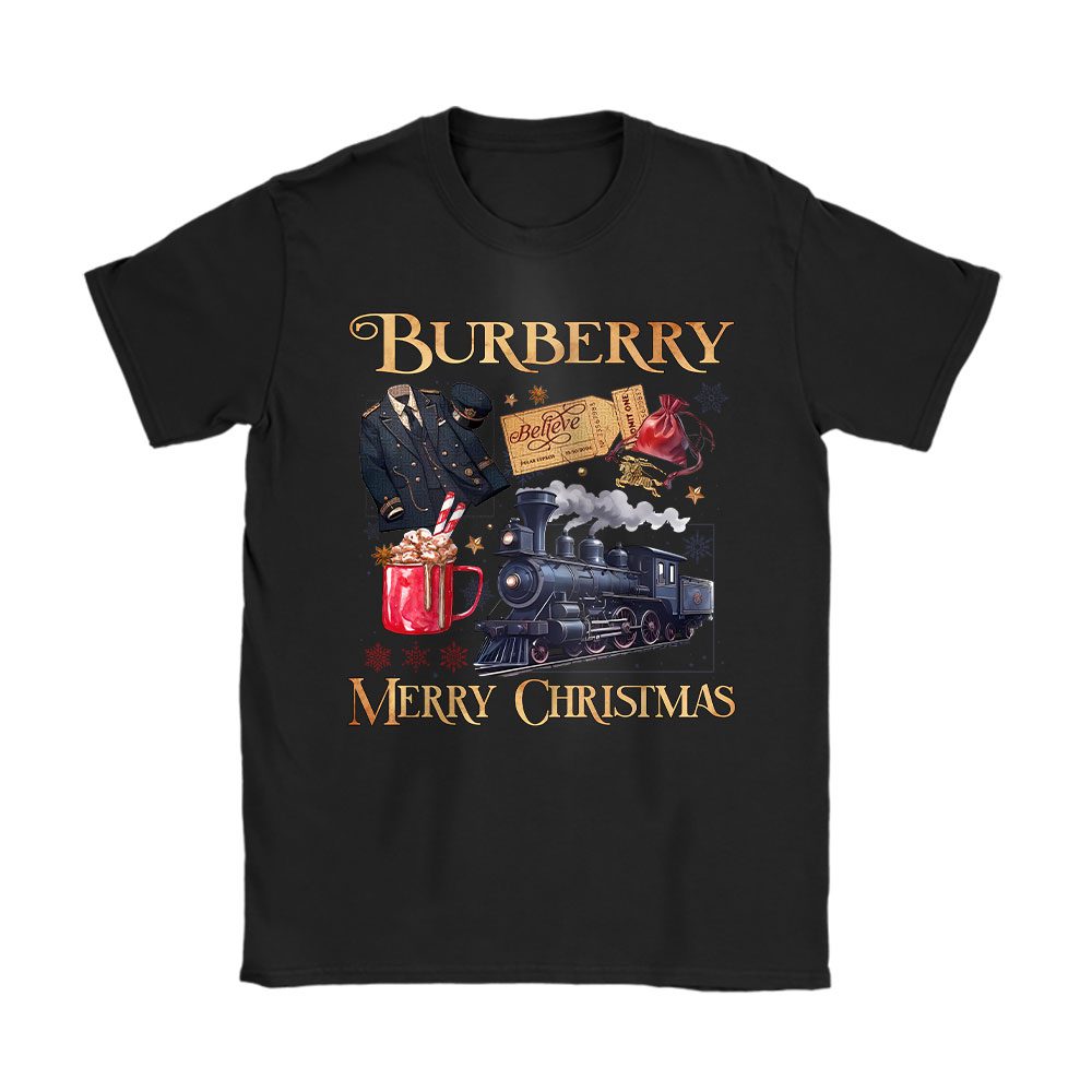 90s Cartoon Christmas Cartoon Funny Holiday Burberry Unisex T-Shirt Cotton Tee BN20038