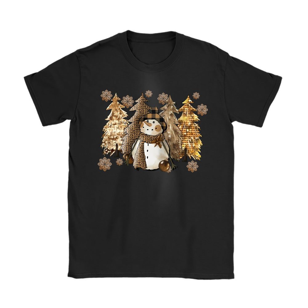 Christmas Tree Burberry Unisex T-Shirt Cotton Tee BN20068