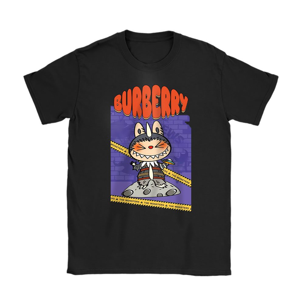 Labubu The Threat Monsters Burberry Unisex T-Shirt Cotton Tee BN17038