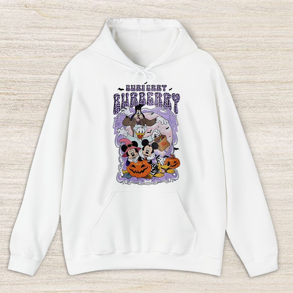 Tis The Season Retro Mickey Ghost Burberry Unisex Hoodie TAH17101