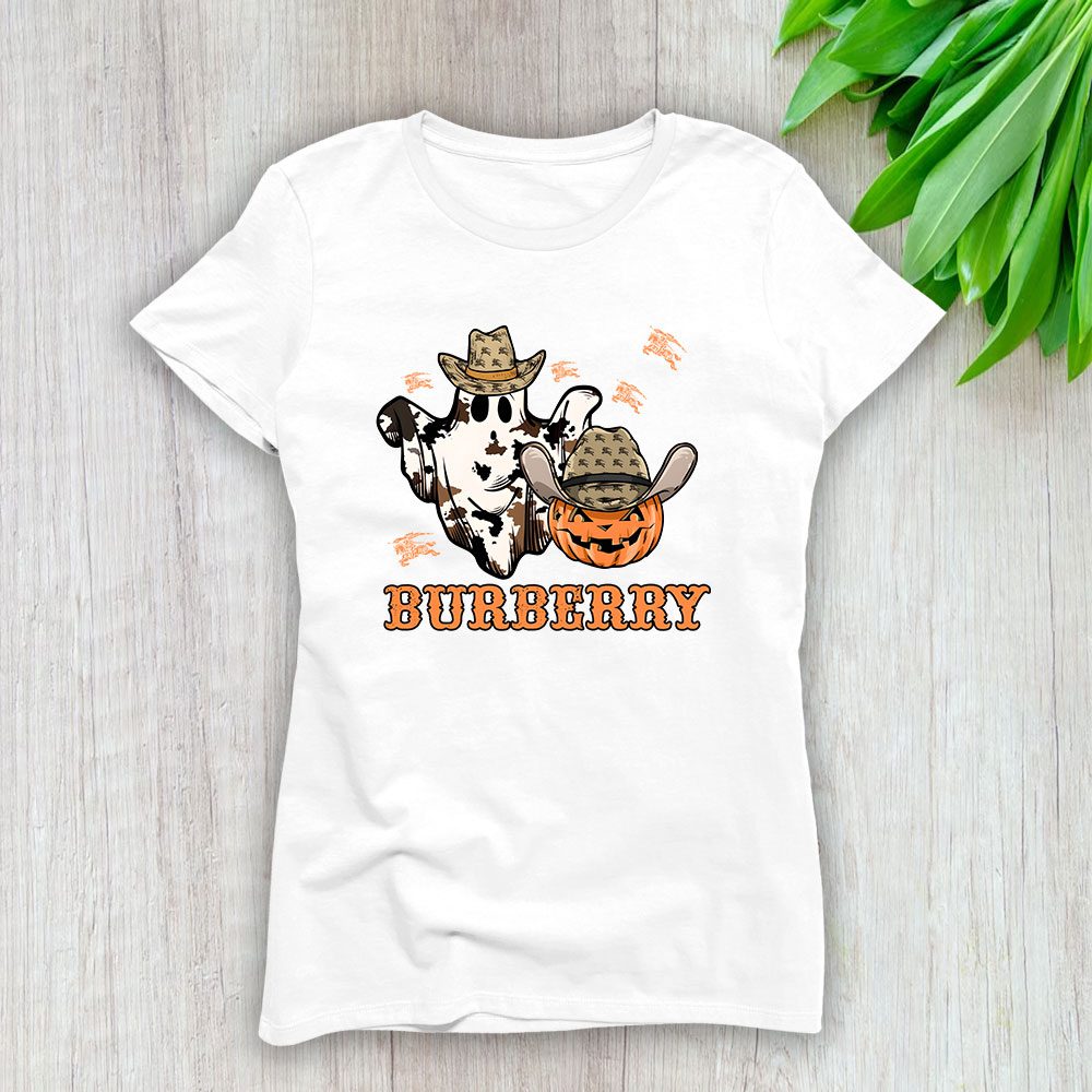 Spooky Ghost Burberry Lady T-Shirt Women BTN14672
