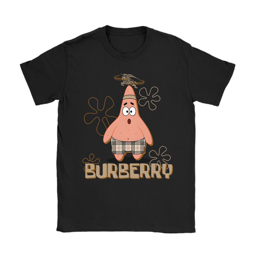 Patrick Star Burberry Unisex T-Shirt Cotton Tee BN14624