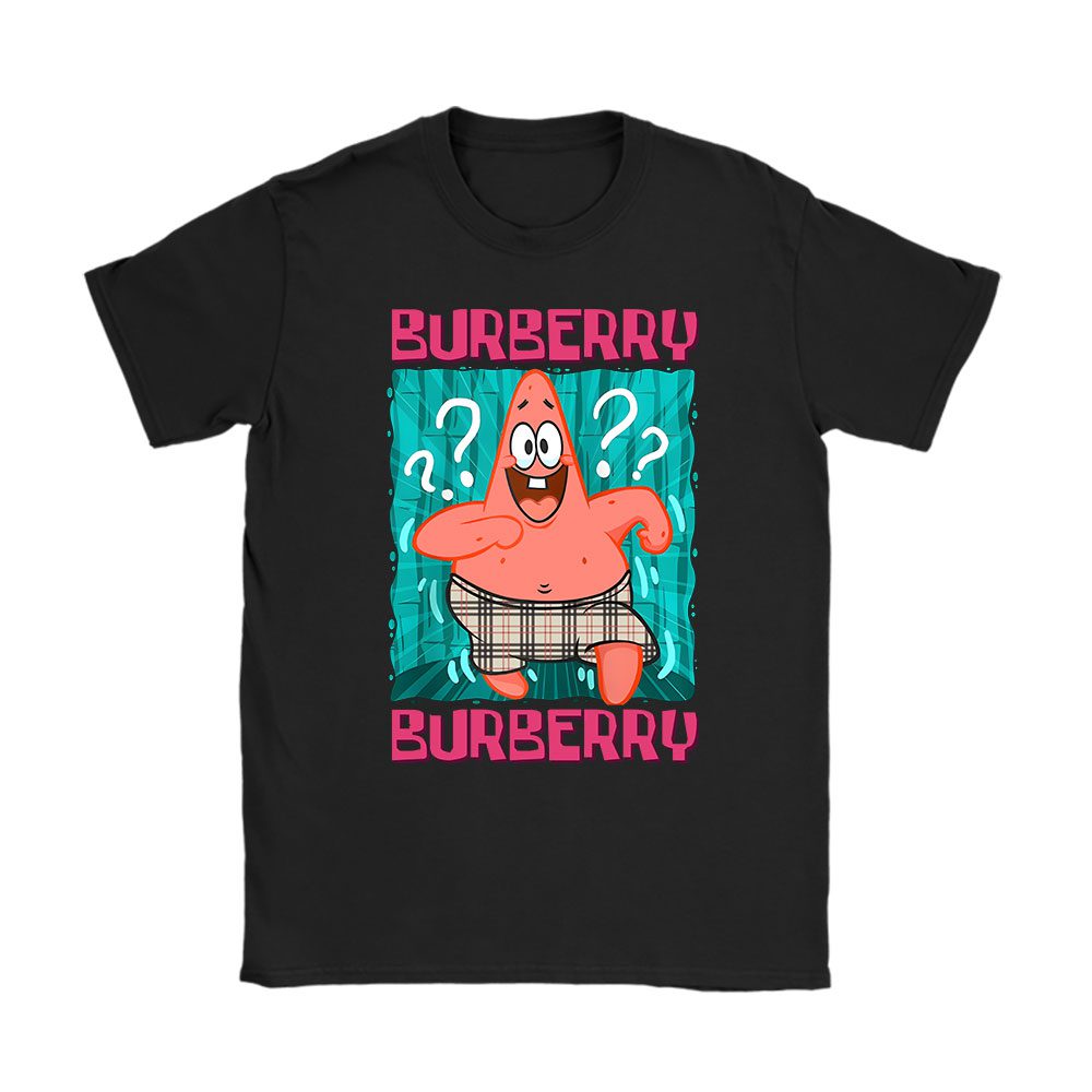 Patrick Star Burberry Unisex T-Shirt Cotton Tee BN14623