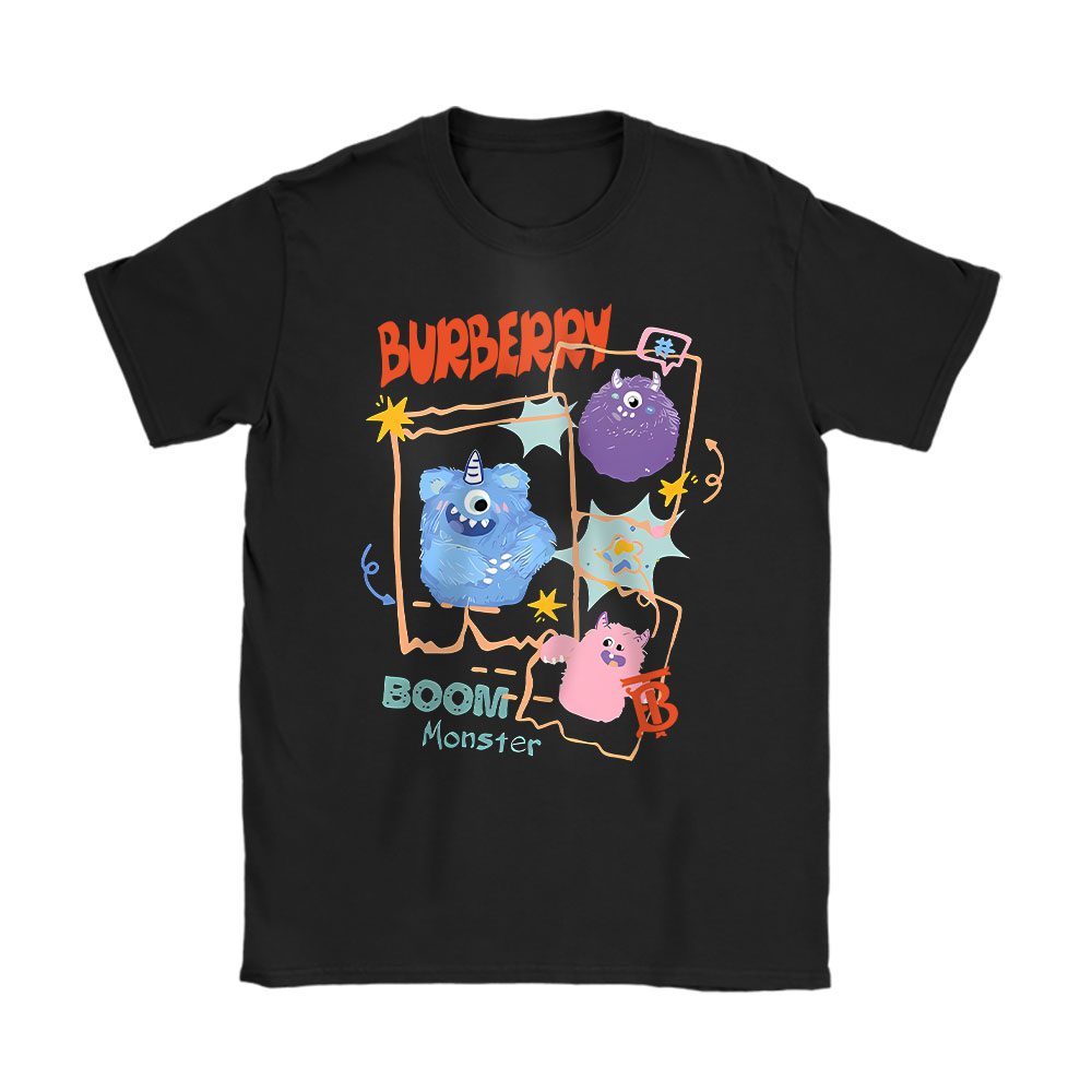 Boom Monster Burberry Unisex T-Shirt Cotton Tee BN15057