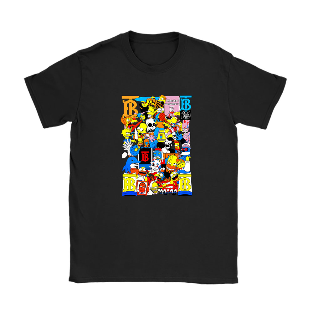 The Simpsons Treehouse Of Horror Burberry Unisex T-Shirt Cotton Tee BN14086