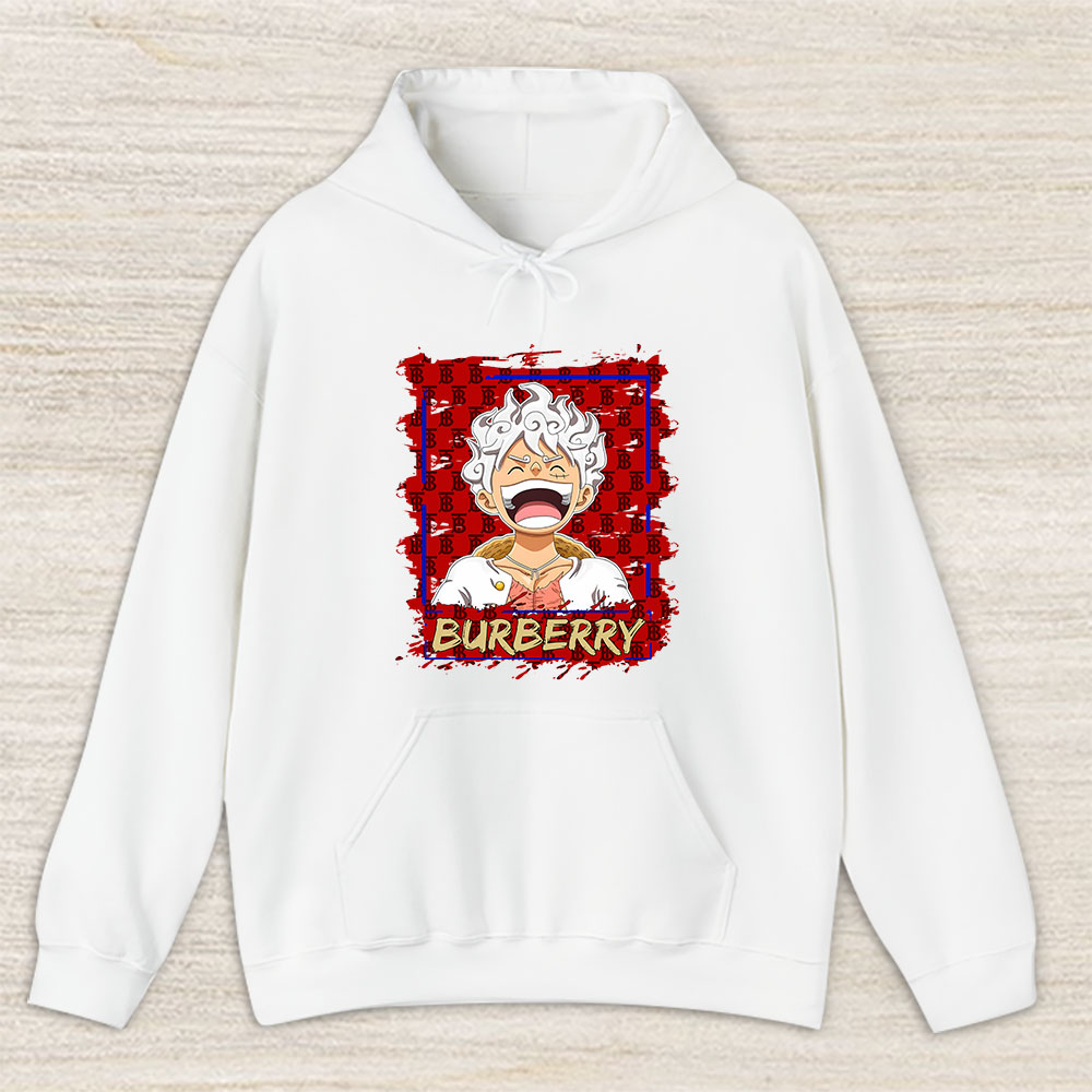 Monkey D Luffy Gear One Piece Burberry Brand Unisex Hoodie TAH6554
