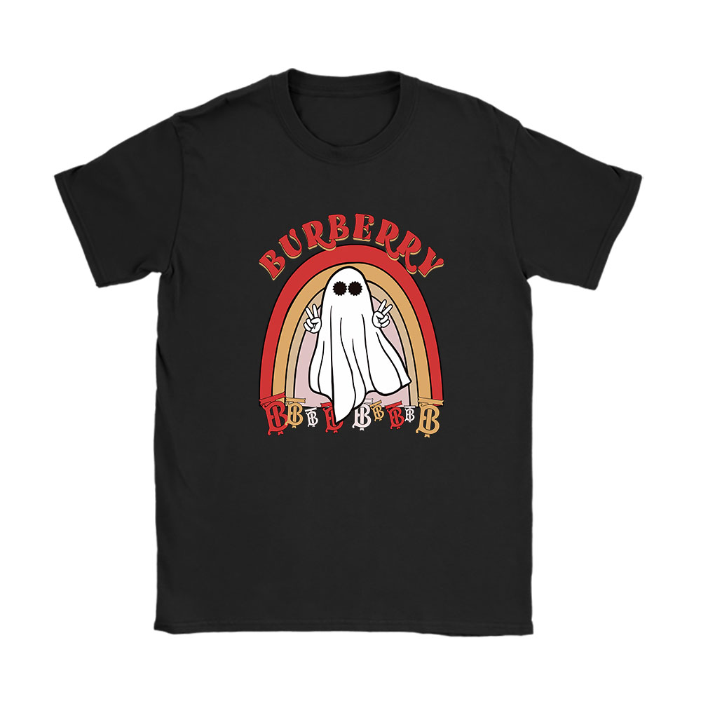 Retro Spooky Halloween Shirt Burberry Unisex T-Shirt Cotton Tee BN10127