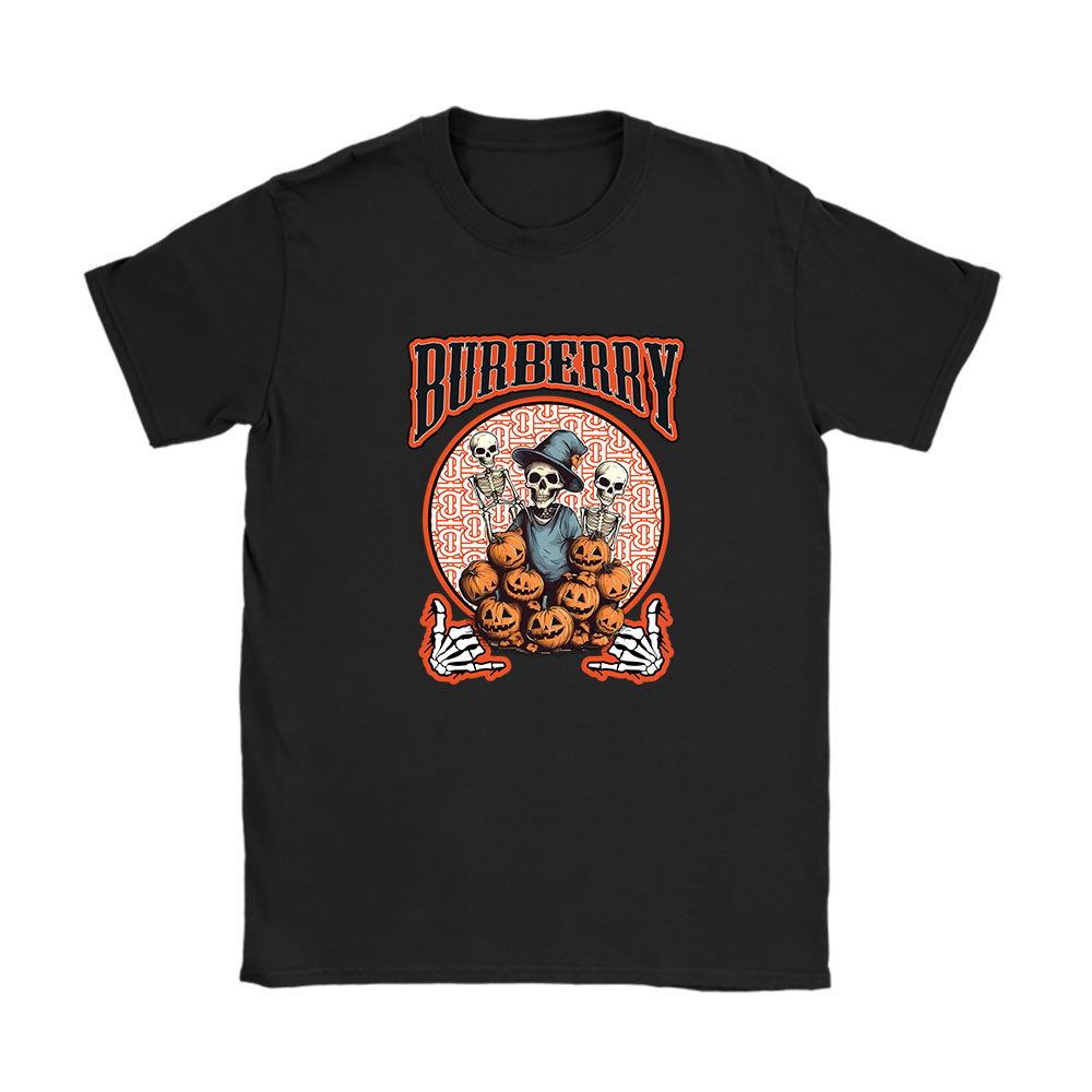 Retro Spooky Halloween Shirt Burberry Unisex T-Shirt Cotton Tee BN10130