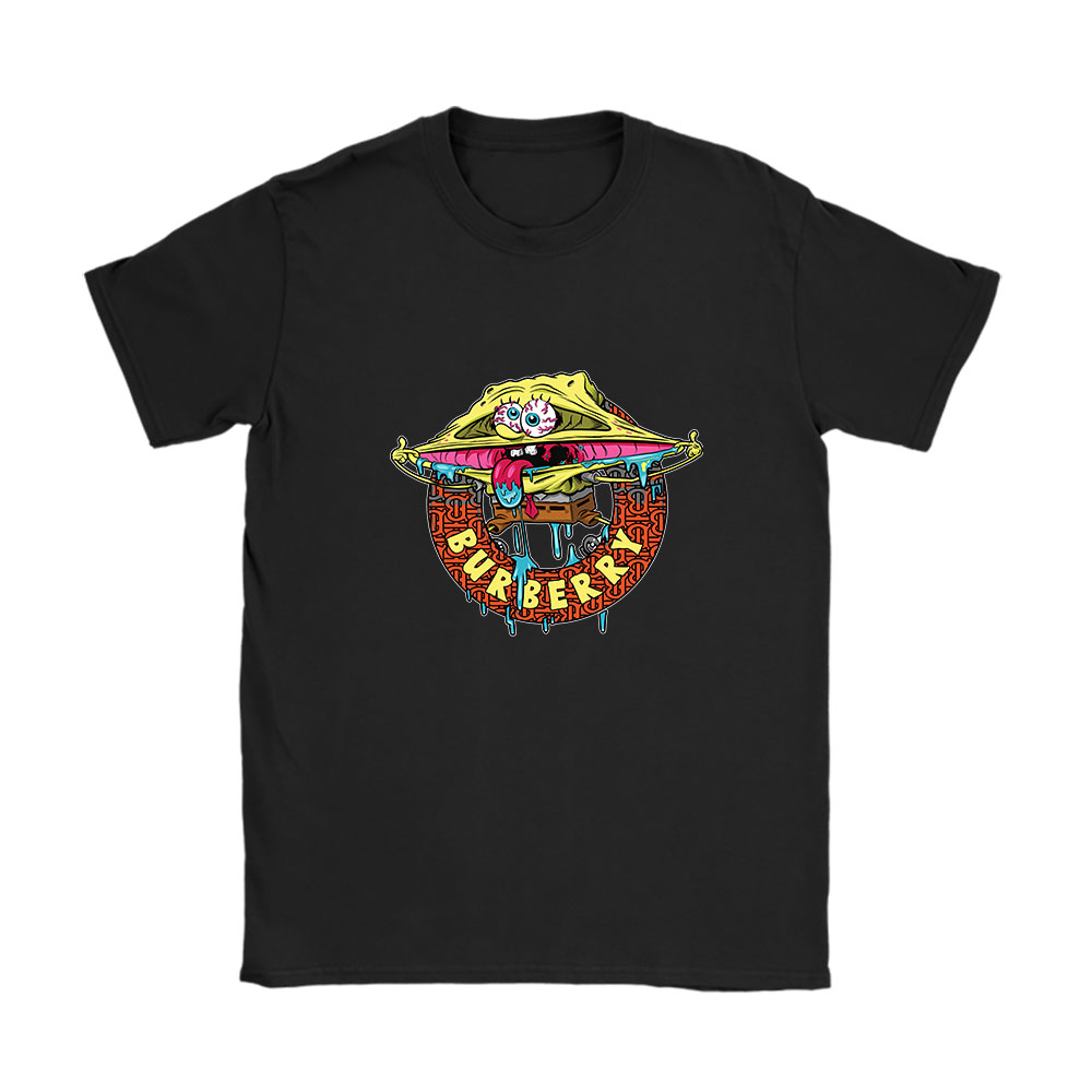 Spongebob Burberry Unisex T-Shirt Cotton Tee BN10179