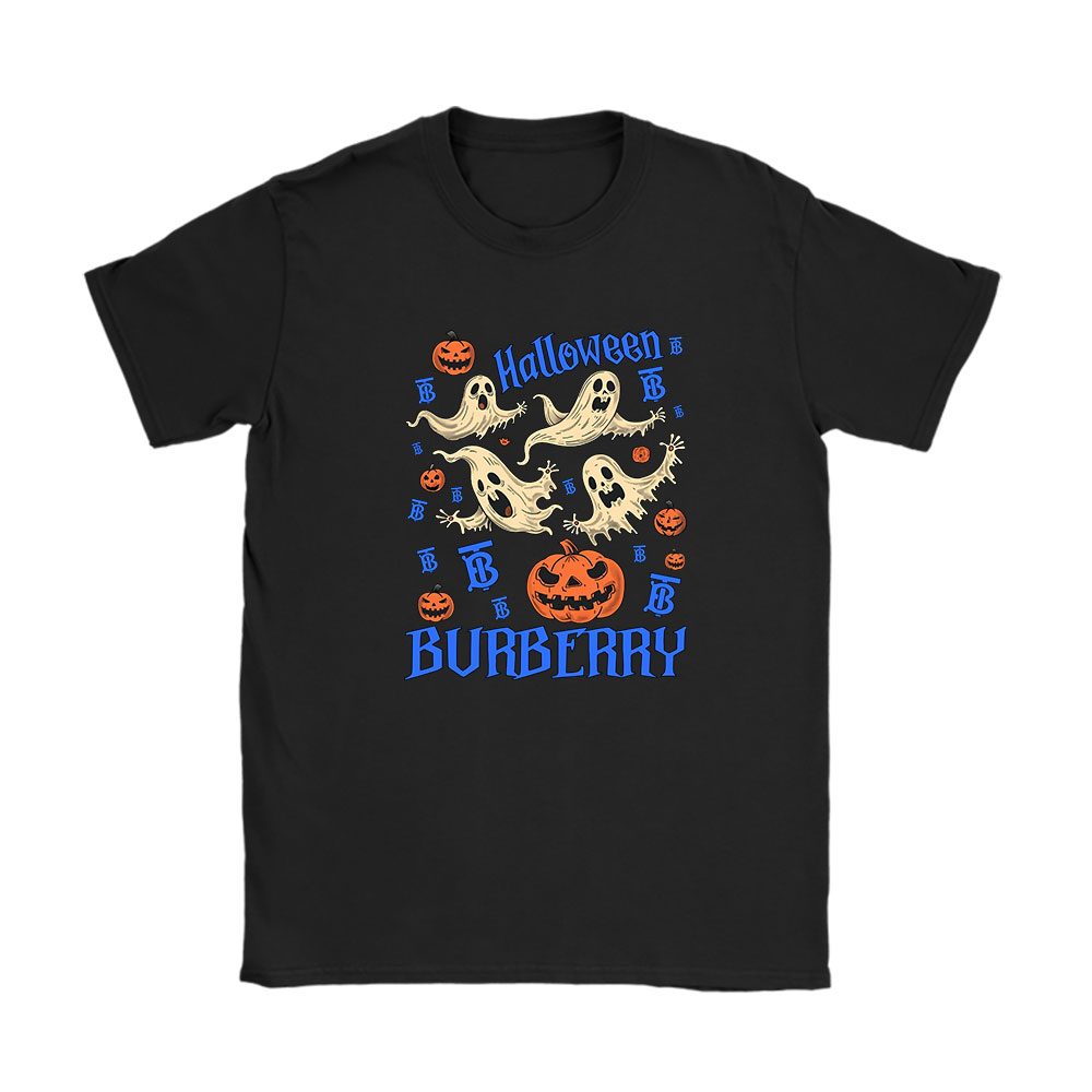 Retro Spooky Halloween Shirt Burberry Unisex T-Shirt Cotton Tee BN9296