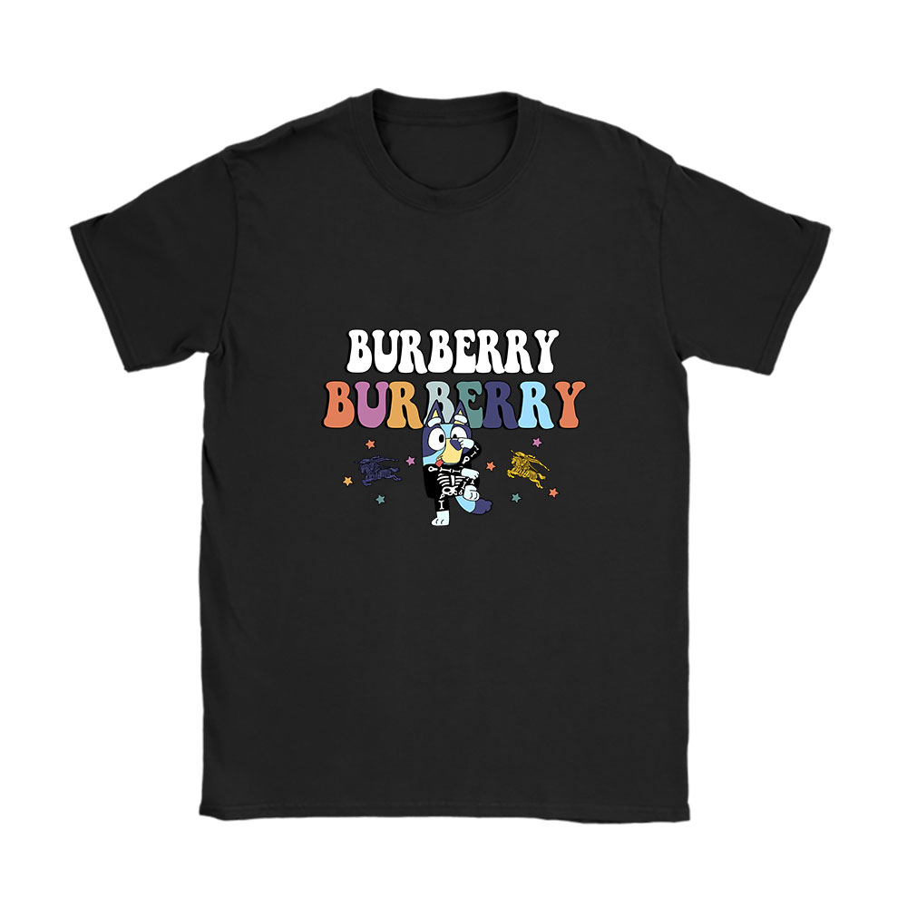 Bluey Happy Halloween Burberry Unisex T-Shirt Cotton Tee BN9242