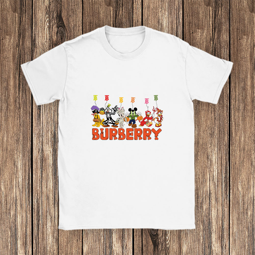 Mickey Happy Halloween Burberry Unisex T-Shirt Cotton Tee BN9283