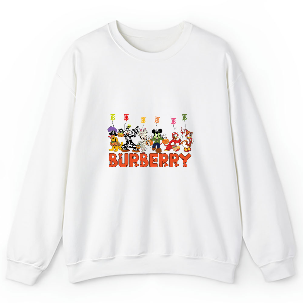 Mickey Happy Halloween Burberry Unisex Sweatshirt BTN9283