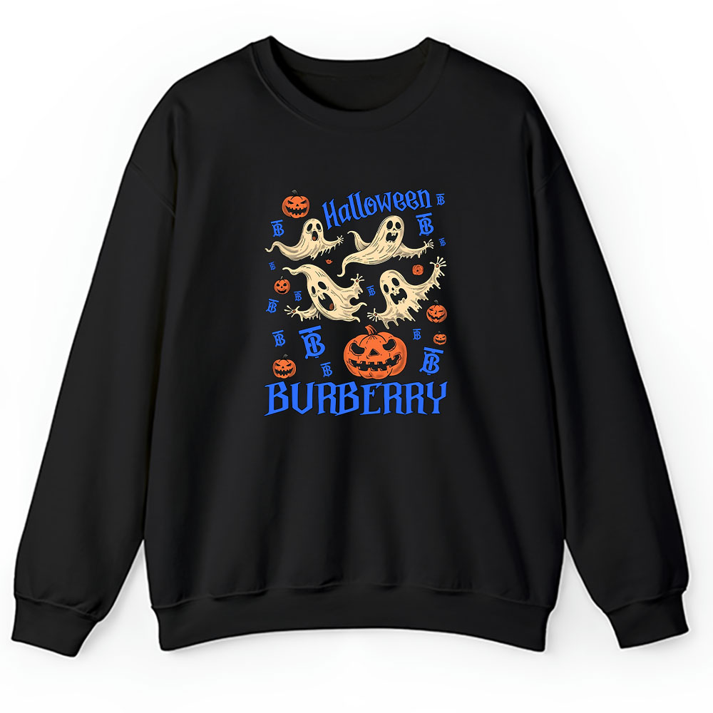 Retro Spooky Halloween Shirt Burberry Unisex Sweatshirt BTN9296