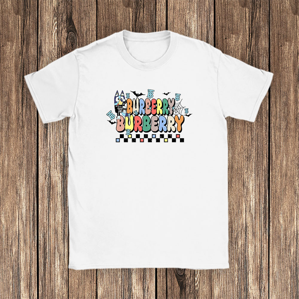 Bluey Happy Halloween Burberry Unisex T-Shirt Cotton Tee BN9241