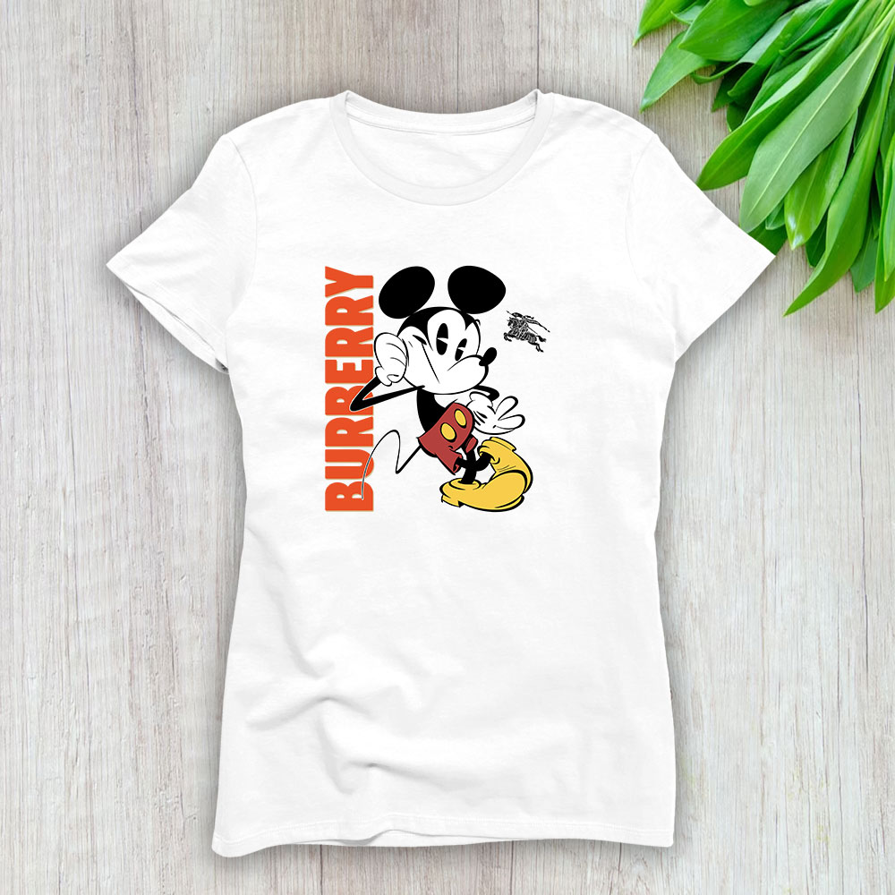 Mickey Mouse Burberry Lady T-Shirt Women BTN8231