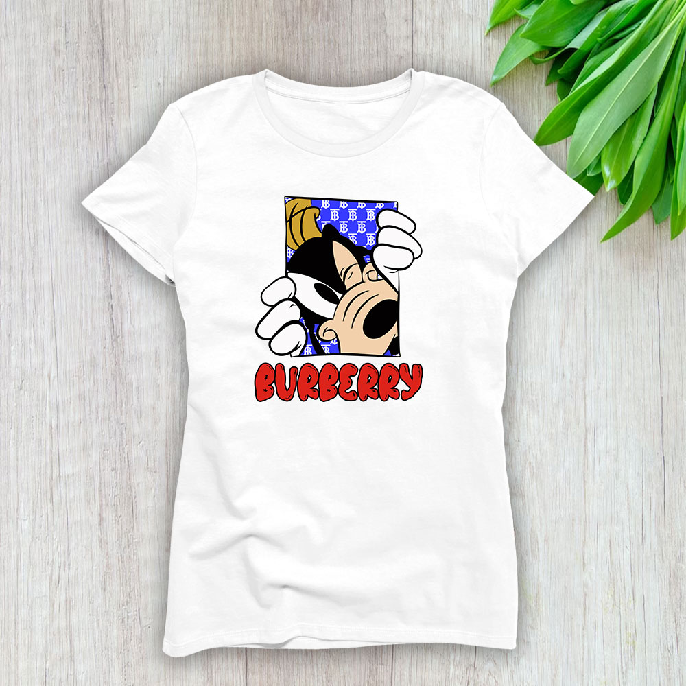 Goofy Dog Burberry Lady T-Shirt Women BTN8179