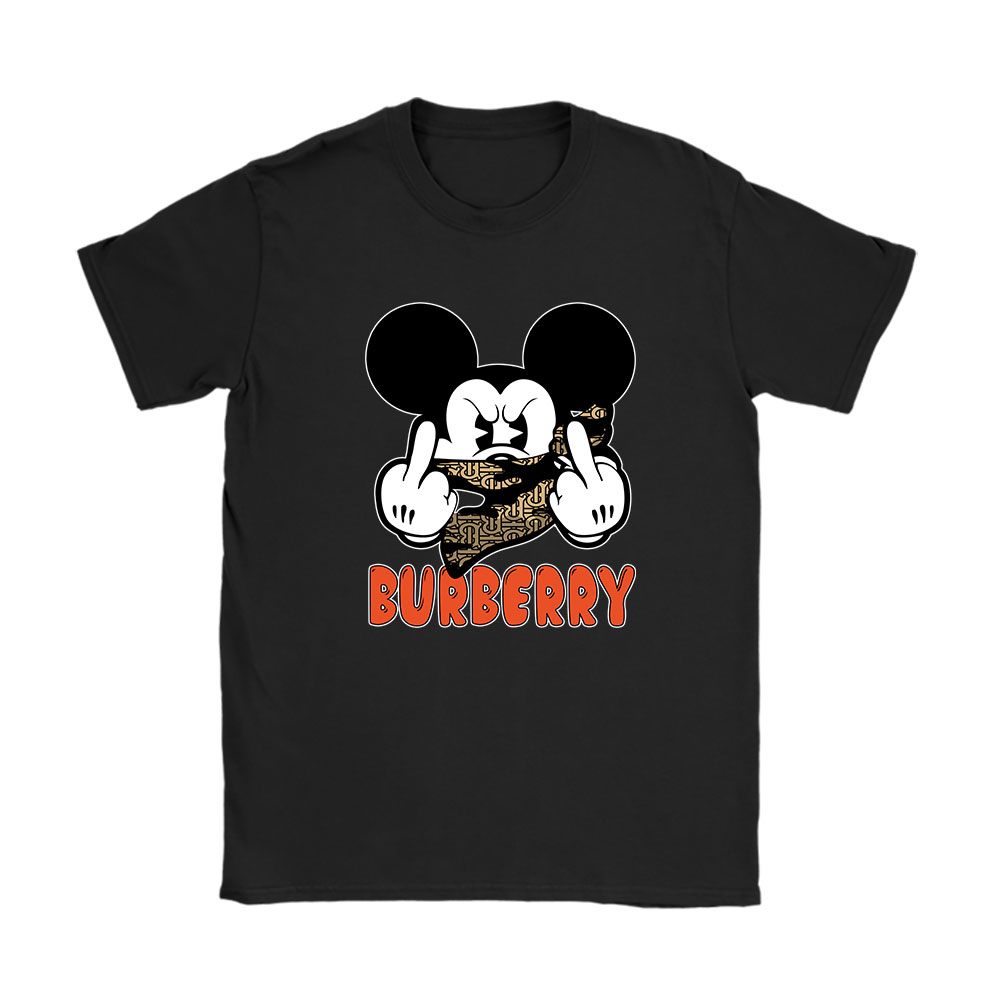 Mickey Mouse Burberry Unisex T-Shirt Cotton Tee BN8230
