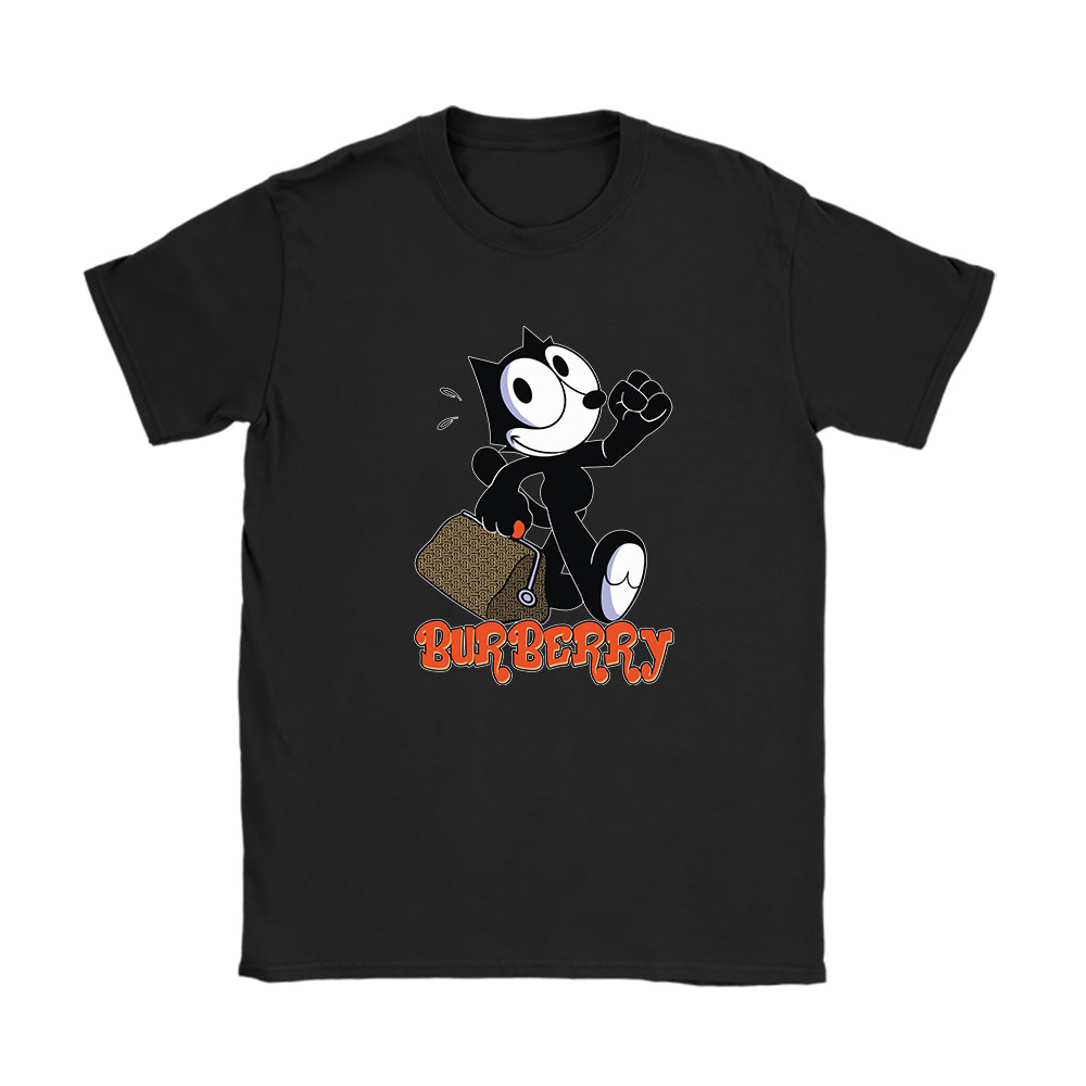 Felix The Cat Burberry Unisex T-Shirt Cotton Tee BN8160