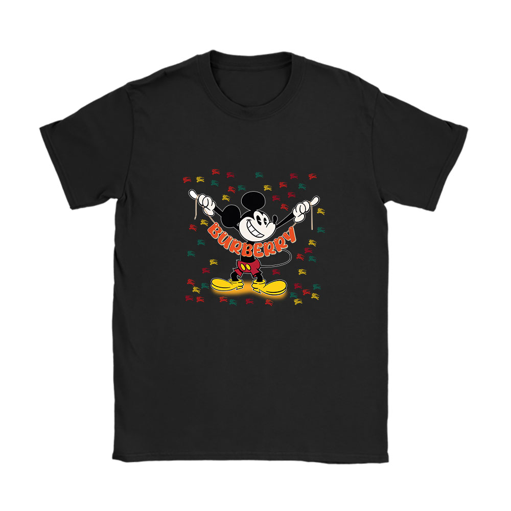 Mickey Mouse Burberry Unisex T-Shirt Cotton Tee BN8233
