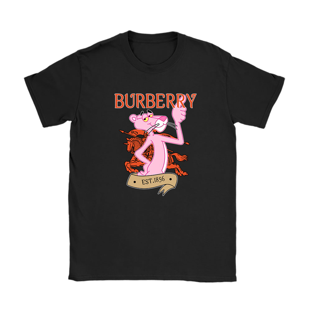 Pink Panther Burberry Unisex T-Shirt Cotton Tee BN8323