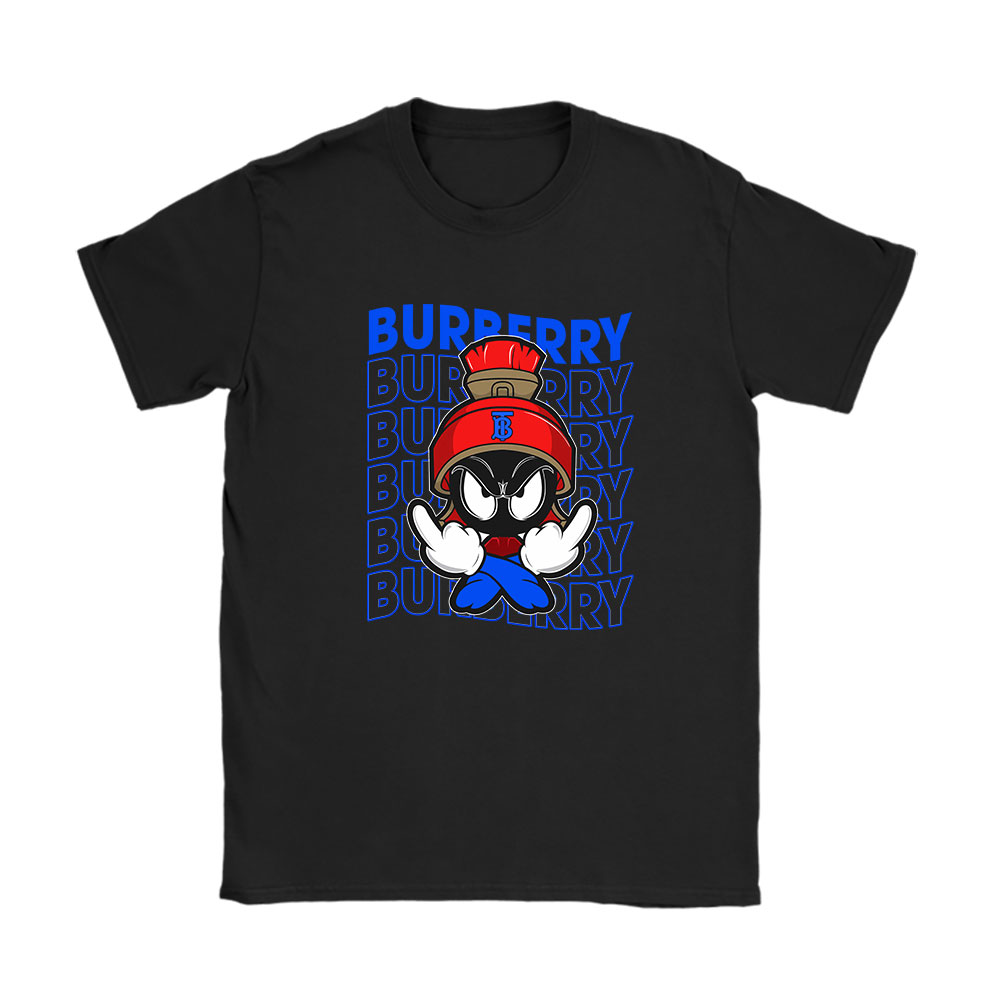 Marvin The Martian Burberry Unisex T-Shirt Cotton Tee BN8315