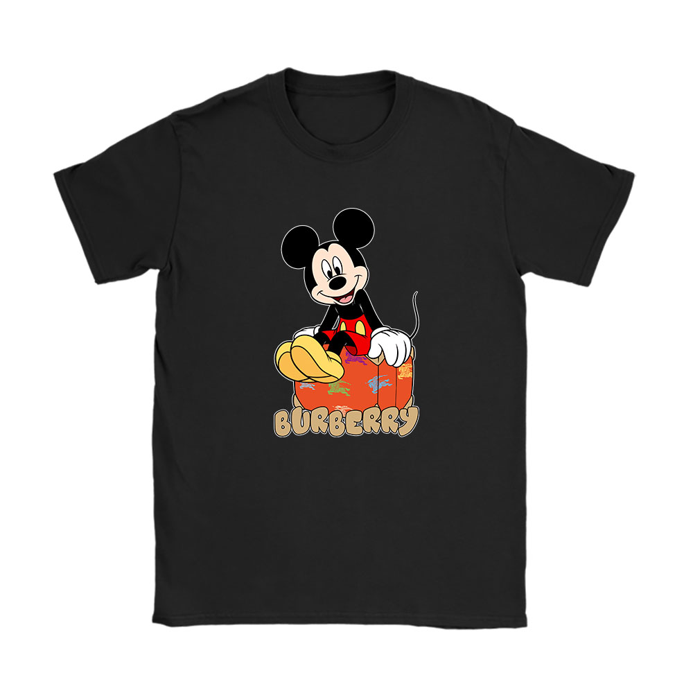 Mickey Mouse Burberry Unisex T-Shirt Cotton Tee BN7587