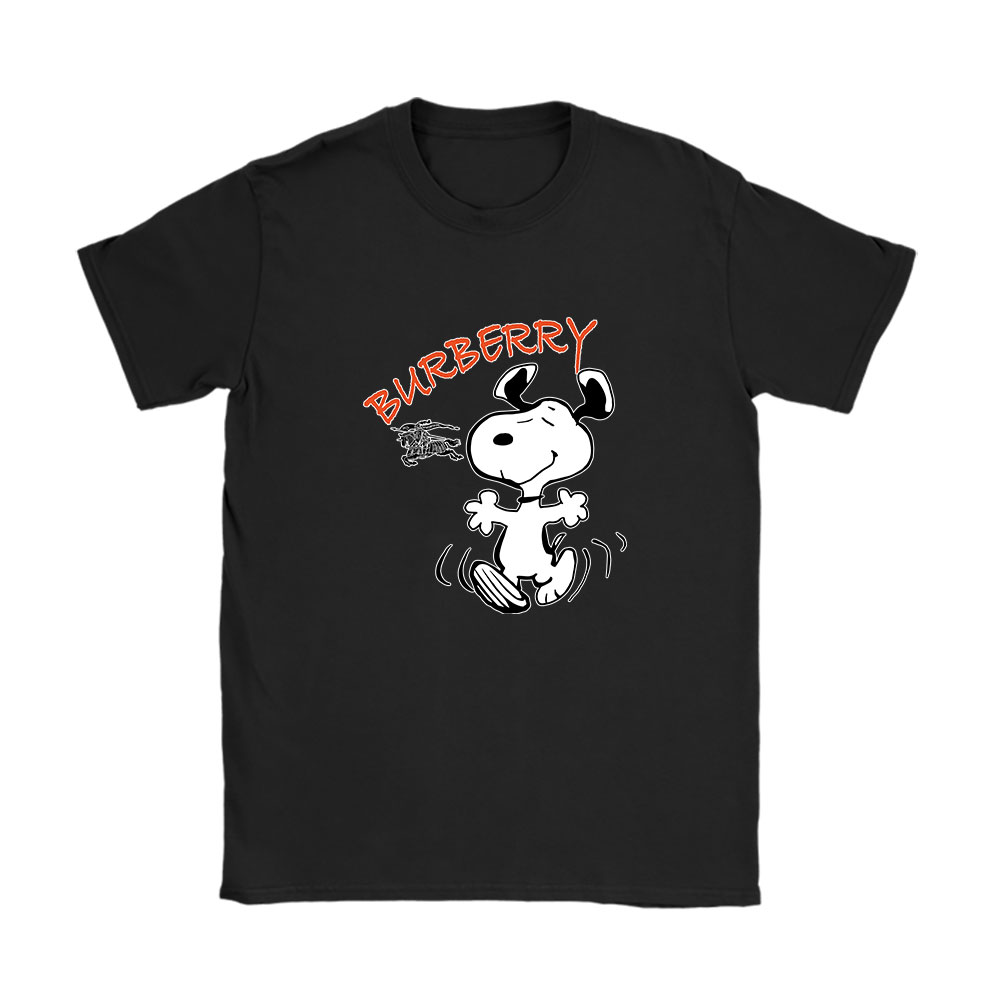 Snoopy Burberry Unisex T-Shirt Cotton Tee BN7632