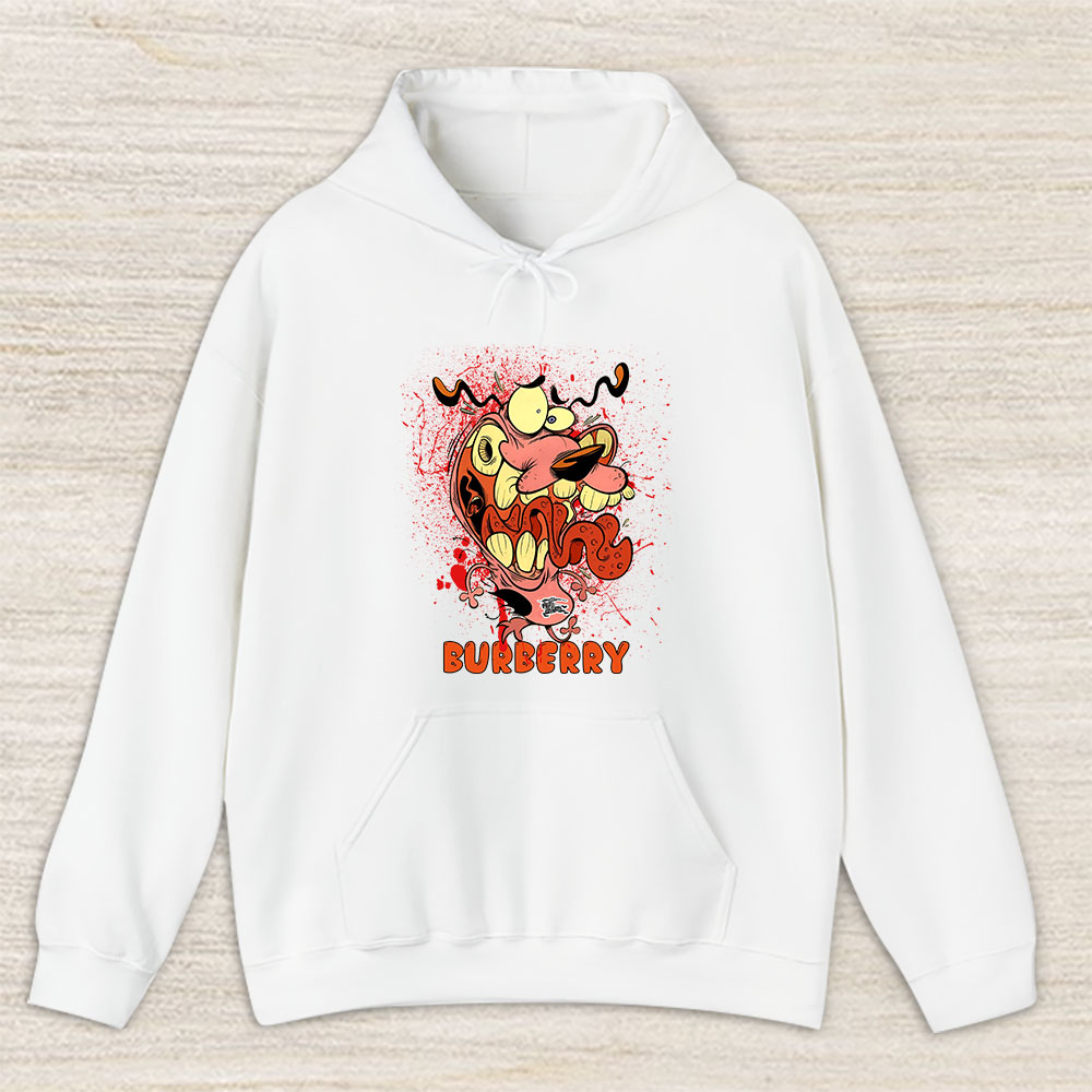 Courage The Cowardly Dog Burberry Unisex Hoodie TAH7001