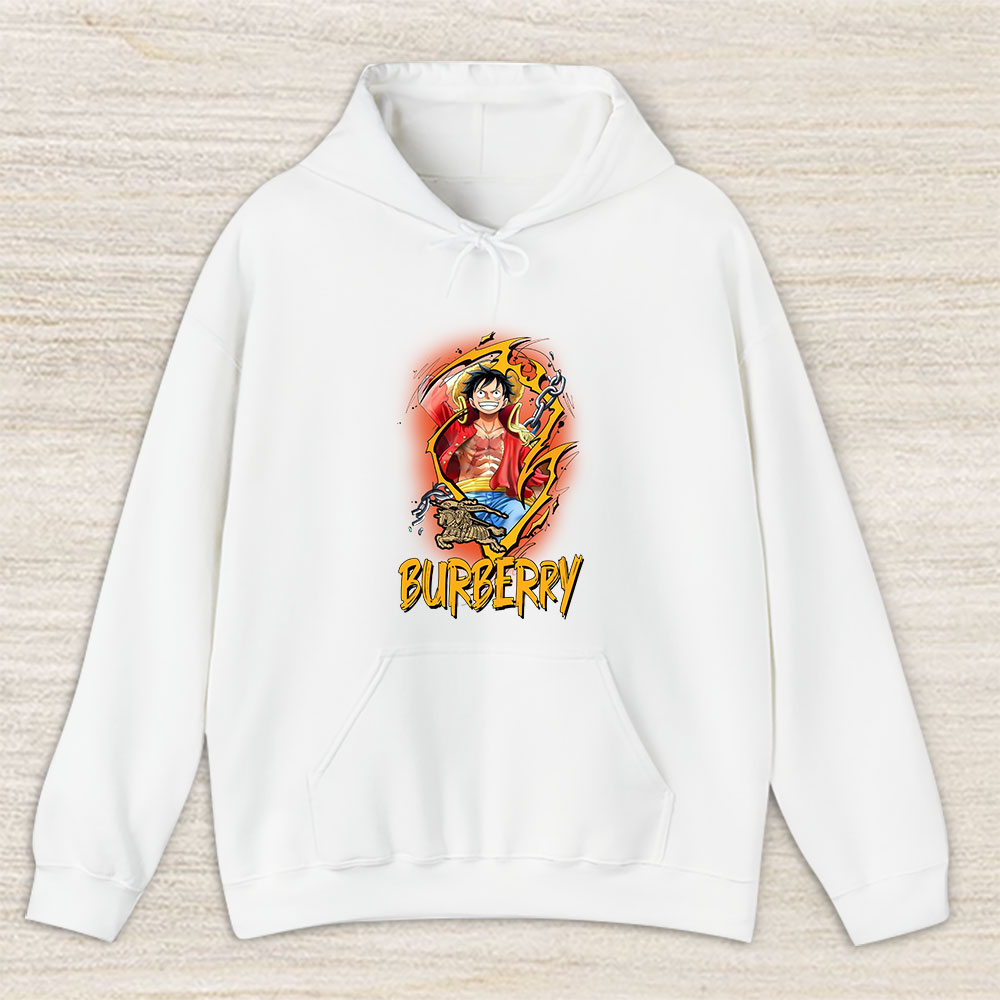 Monkey D Luffy One Piece Burberry Unisex Hoodie TAH7043