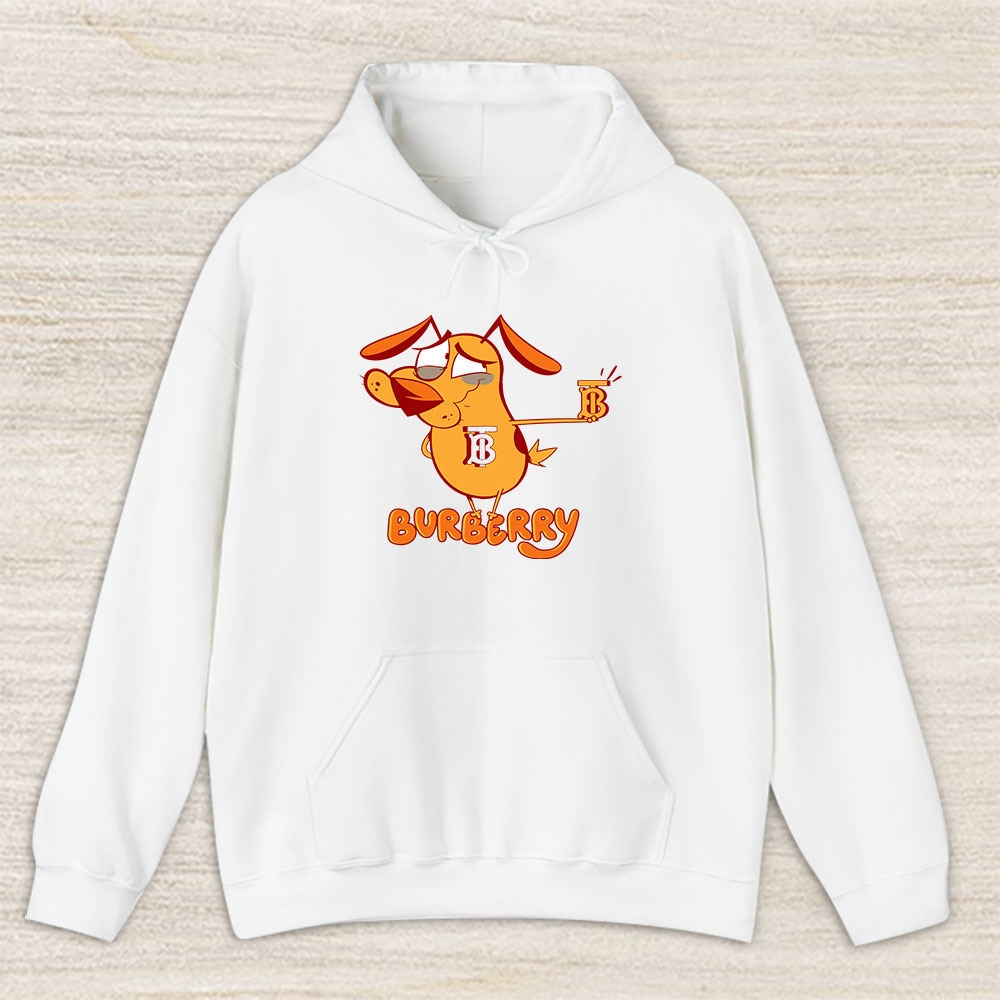 Courage The Cowardly Dog Burberry Unisex Hoodie TAH7007