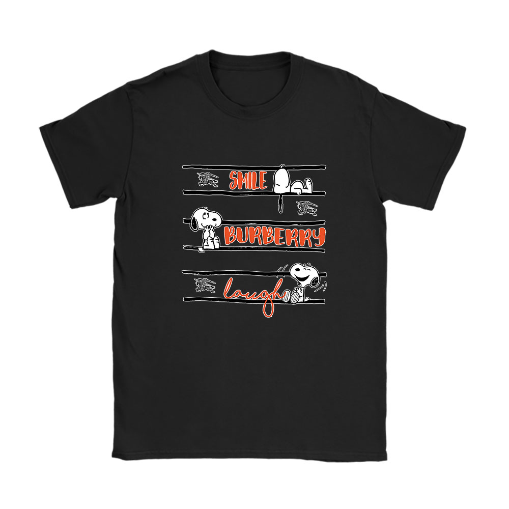 Snoopy Burberry Unisex T-Shirt Cotton Tee BN7119