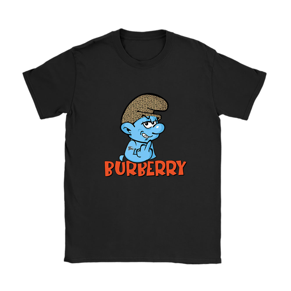 The Smurfs Burberry Unisex T-Shirt Cotton Tee BN7447