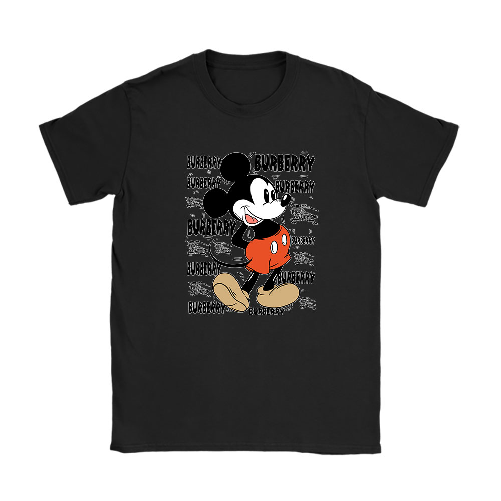 Mickey Mouse Burberry Unisex T-Shirt Cotton Tee BN7064
