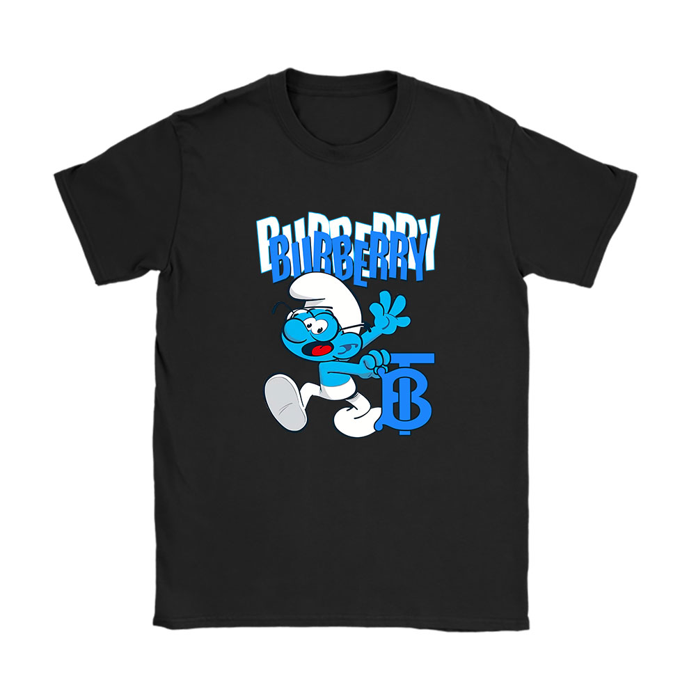 The Smurfs Burberry Unisex T-Shirt Cotton Tee BN7443