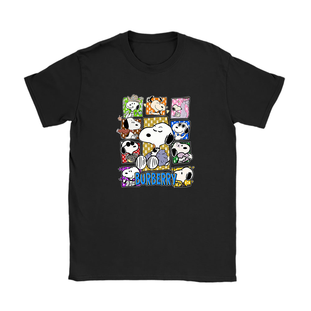 Snoopy Burberry Unisex T-Shirt Cotton Tee BN7115