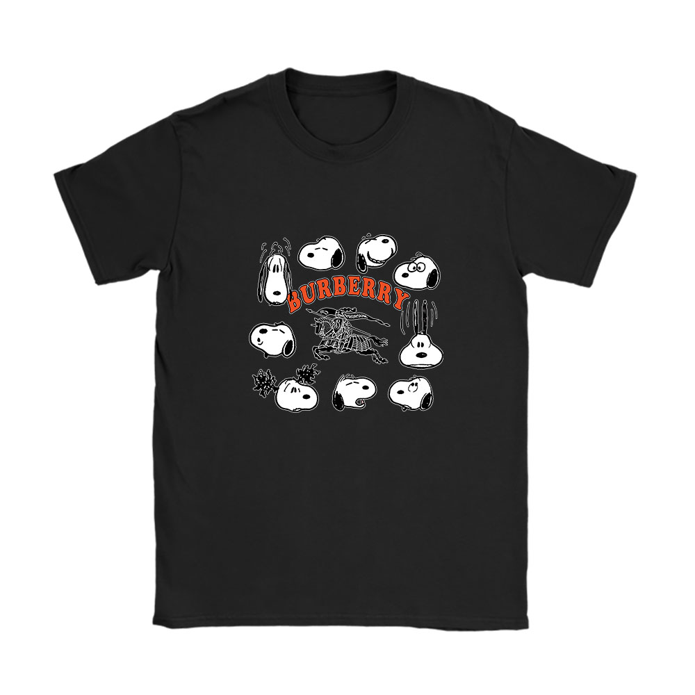 Snoopy Burberry Unisex T-Shirt Cotton Tee BN7123