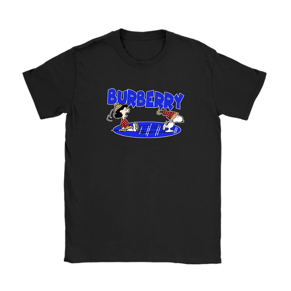 Snoopy Burberry Unisex T-Shirt Cotton Tee BN7113