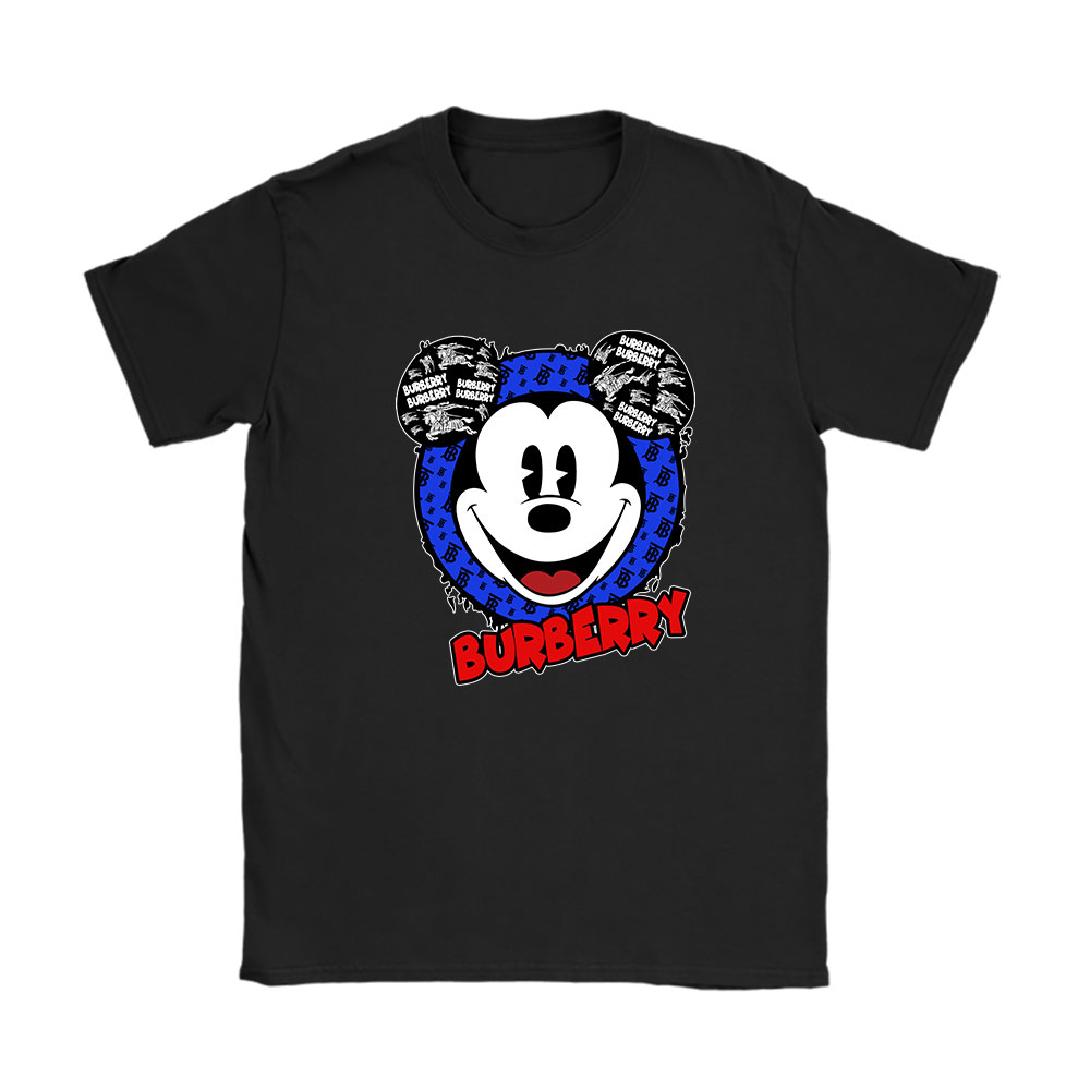 Mickey Mouse Burberry Unisex T-Shirt Cotton Tee BN7062