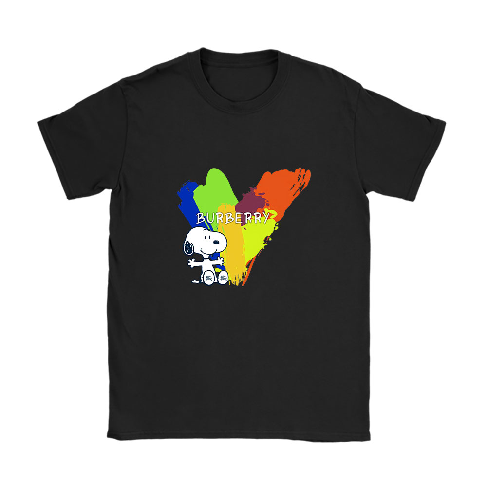 Snoopy Burberry Unisex T-Shirt Cotton Tee BN7111