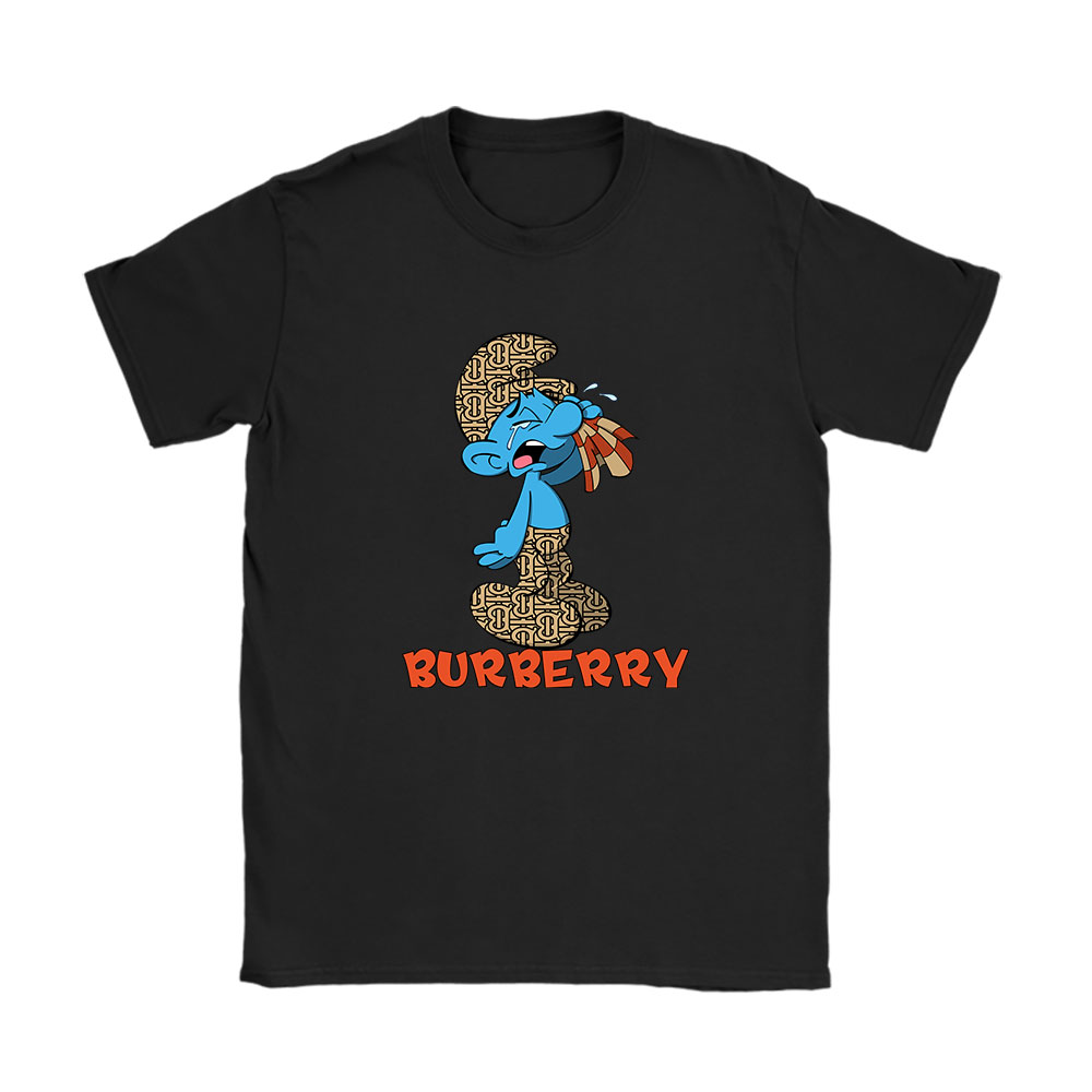 The Smurfs Burberry Unisex T-Shirt Cotton Tee BN7454