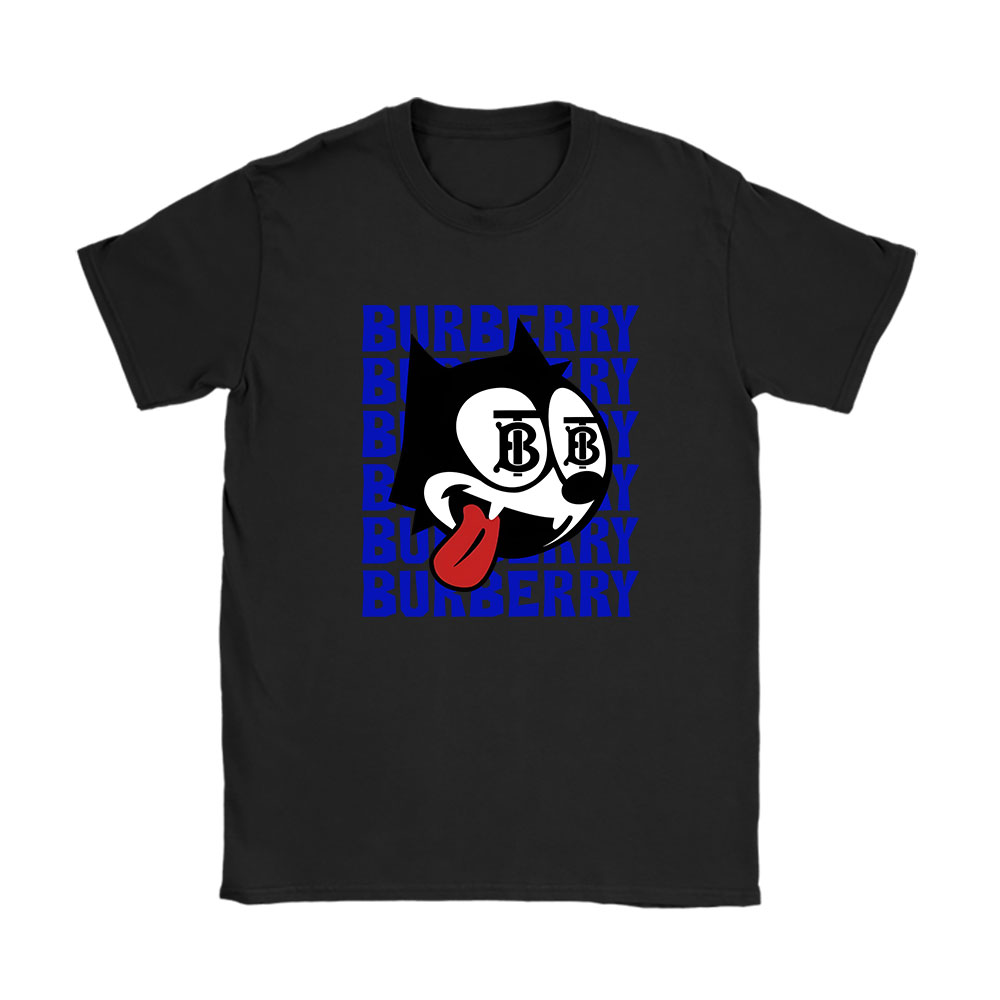 Felix The Cat Burberry Unisex T-Shirt Cotton Tee BN7030