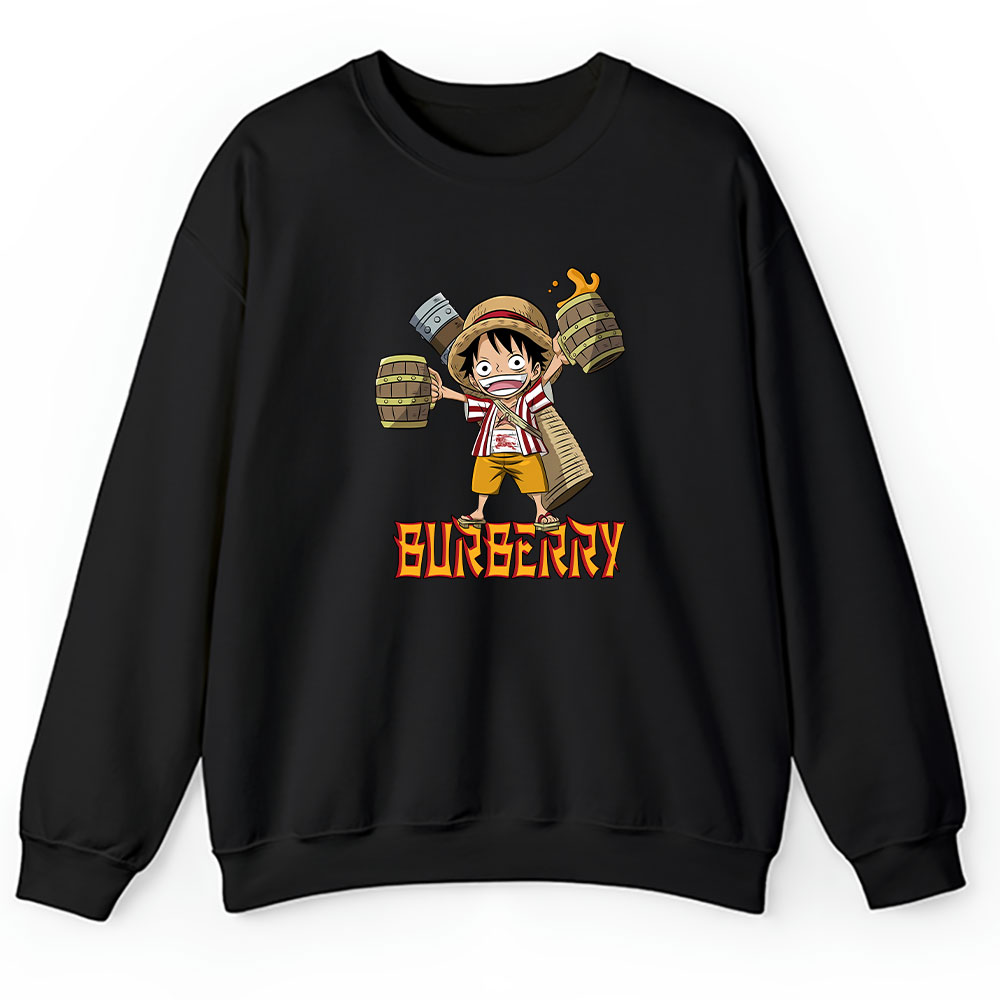 Monkey D Luffy One Piece Burberry Unisex Sweatshirt BTN7042