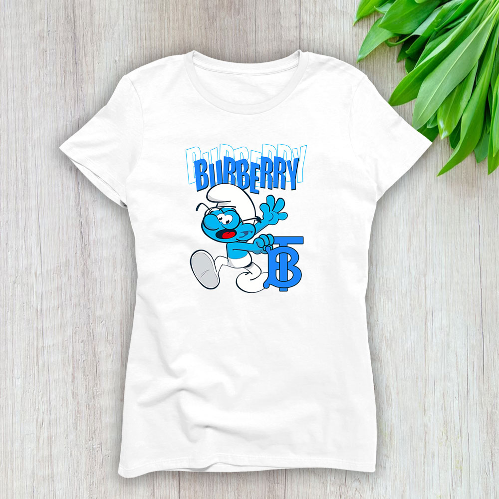 The Smurfs Burberry Lady T-Shirt Women BTN7443
