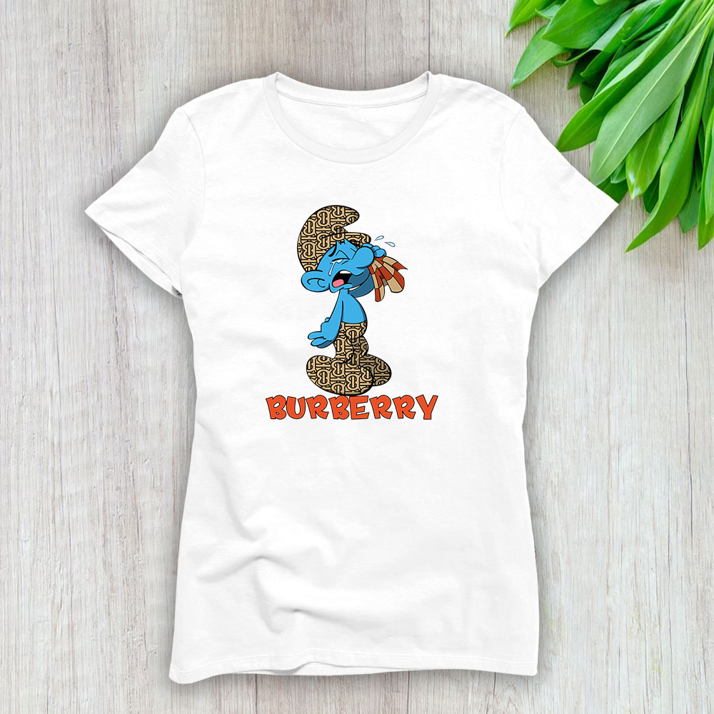 The Smurfs Burberry Lady T-Shirt Women BTN7454