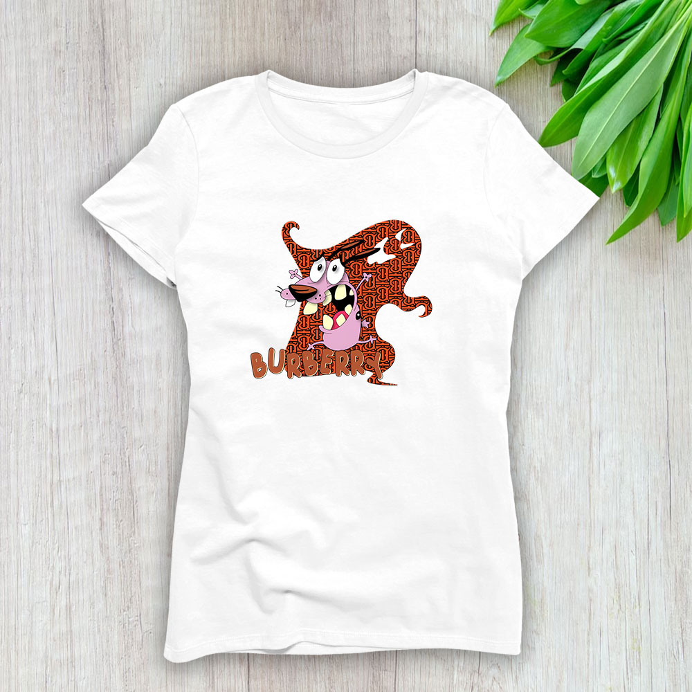 Courage The Cowardly Dog Burberry Lady T-Shirt Women BTN7003