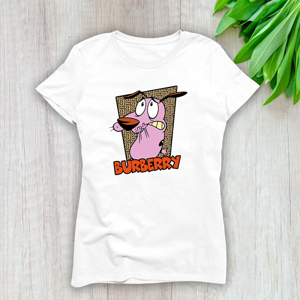 Courage The Cowardly Dog Burberry Lady T-Shirt Women BTN7005